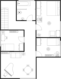 small house floor plan with dimensions