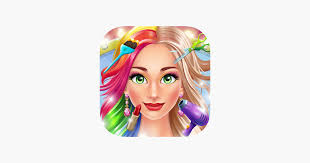 hair salon makeover games on the app