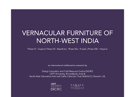 vernacular furniture of north west