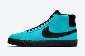 Create a complete look with amazing blazers with baby boy bow ties and smart baby boys shoes. Nike Sb Blazer Mid Soft Grey Baby Blue White Shoes 864349 008 Sepsport