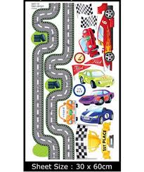 Baba Express Race Car Height Growth Chart Wall Decal