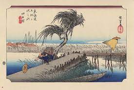 anese woodblock print hd wallpaper