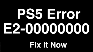 PS5 Error E2-00000000 - Fix it Now - YouTube