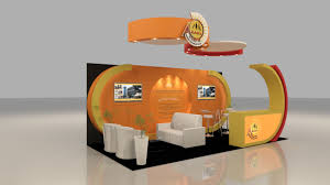 Custom Curve Design Concept For An Exhibition Stand