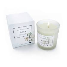 white clic flower candle lily
