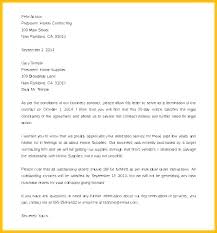 Business Termination Letter Sample Service Contract Termination