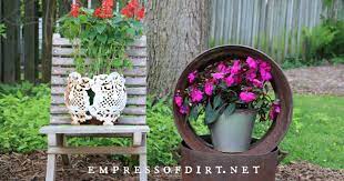 12 Super Simple Garden Art Ideas Trash