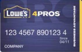 lowe s business advane credit card offer