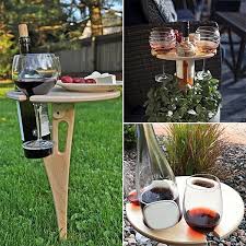 Outdoor Wine Table Folding Wine Table
