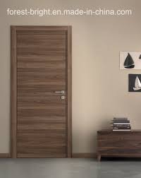 Hot Item Natural Veneered Wooden Flush Door Design Mdf Living Room Door