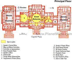 United States Capitol Floor Plan Map