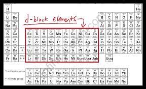 d block elements infinity learn by