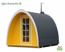 Bring all igloo packages that manufacturer delivered to your jobsite. Igloo Style Pod Sauna For 6 8 Persons Bzb Cabins
