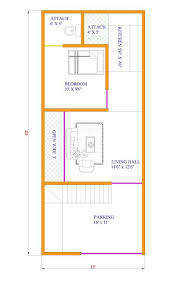 17x40 House Plan 17 40 Floor Plan 17 By