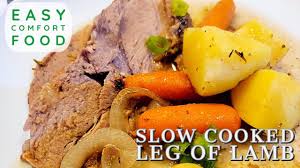 leg of lamb slow cooked dinner recipe