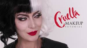 cruella halloween makeup tutorial