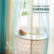 por voile curtain patterns and