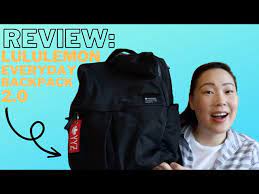 review lululemon everyday backpack 2 0