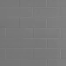classic grey metro brick tile