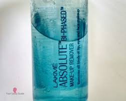 lakme absolute bi phased makeup remover