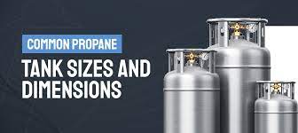 common propane tank sizes and dimensions