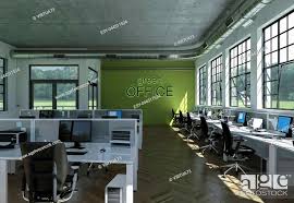 modern large minimalistic office