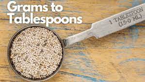 how many tablespoons is 2 g 2 grams to