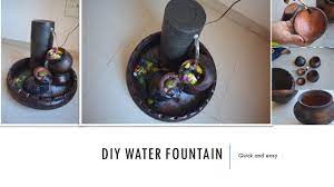 water fountain at home diy
