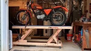 build a home made diy motorcycle lift