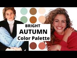 bright autumn color palette for