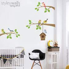 Buy Birds Wall Decal Branch Wall Decal