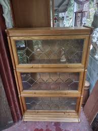 Vintage Barristers Bookcase With Leaded