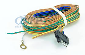 Custom wiring harnesses are assemblies of wires that are designed for easier installation and maintenance, as well as protection from environmental conditions. Boat Trailer Light Wiring Harness 5 Flat 35ft To Re Wire Trailer Lights And Disc Brakes