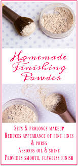 homemade finishing powder primally