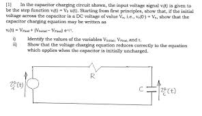 In The Capacitor Charging Circuit Shown