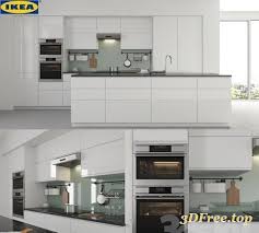 gfx ikea voxtorp kitchen 3d model 3d
