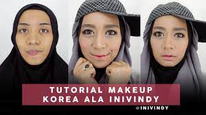 tutorial makeup korea ala inivindy