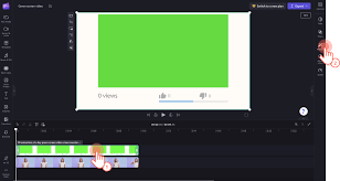 how to use the green screen effect in