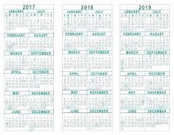 3 Year Calendar Template Plus Printable Years For Create Remarkable