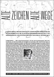 ALTE ZEICHEN – ALTE WEGE Lothar Oertel | Kultur- und Kunstverein ... - zeichen_wege