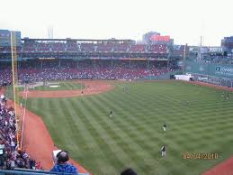 Fenway Park Section Budweiser Roof Deck Row Table Boston