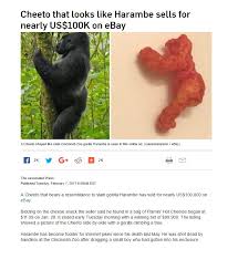 Image result for Cheeto side-by-side with a gorilla climbing a tree