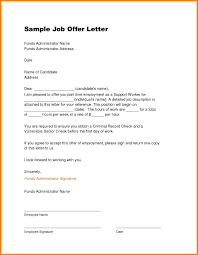 Job Offer Letter Template Australia Best Sample Offer Letter