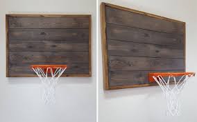 Reclaimed Wood Basketball Hoops Blue Fox Furnishings