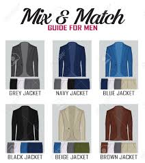 Color Mix And Match Guide For Men Jacket And Pants Suitable