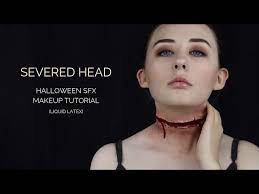 severed head sfx halloween makeup