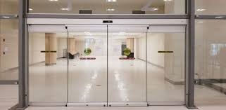 Frameless Glass Doors Pattern Plain