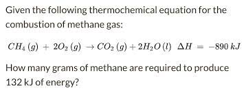 Methane Gas Ch4 G 2o2 G Co2