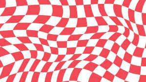 aesthetic red and white distorted