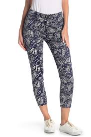 Jen7 By 7 For All Mankind Origami Printed Skinny Cropped Jeans Nordstrom Rack